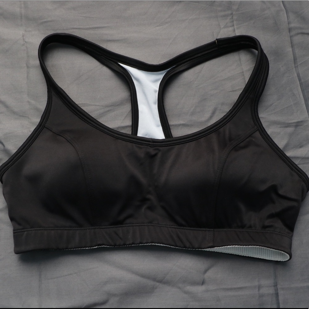 Black Champion Racerback Sports Bra